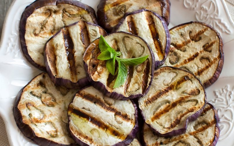 Grilled eggplant